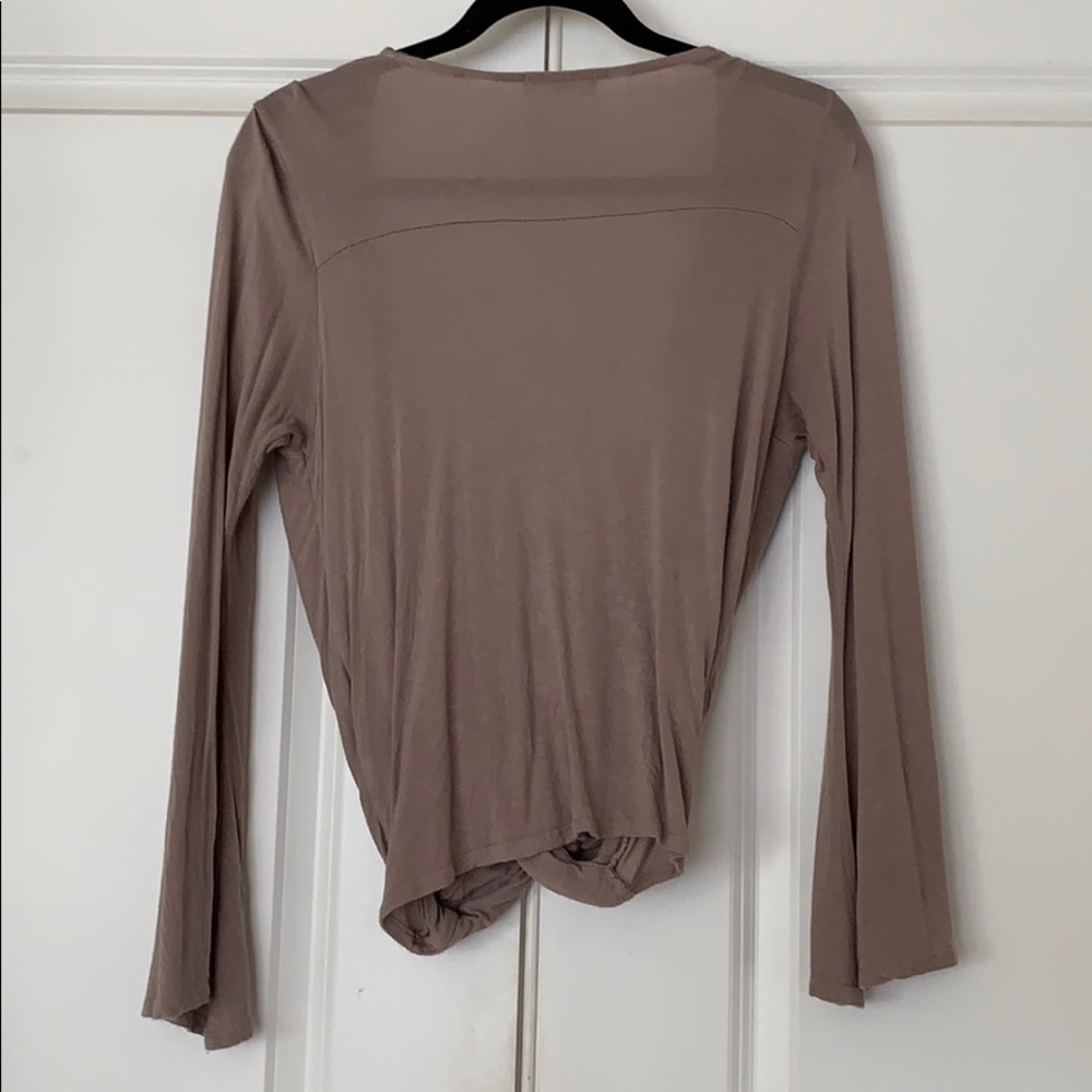 Drape Front Crop Top - Picture 4 of 4